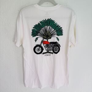 Roark Shirt Mens Small Travelers Palm Motorcycle Graphic Premium Tee Tshirt S
